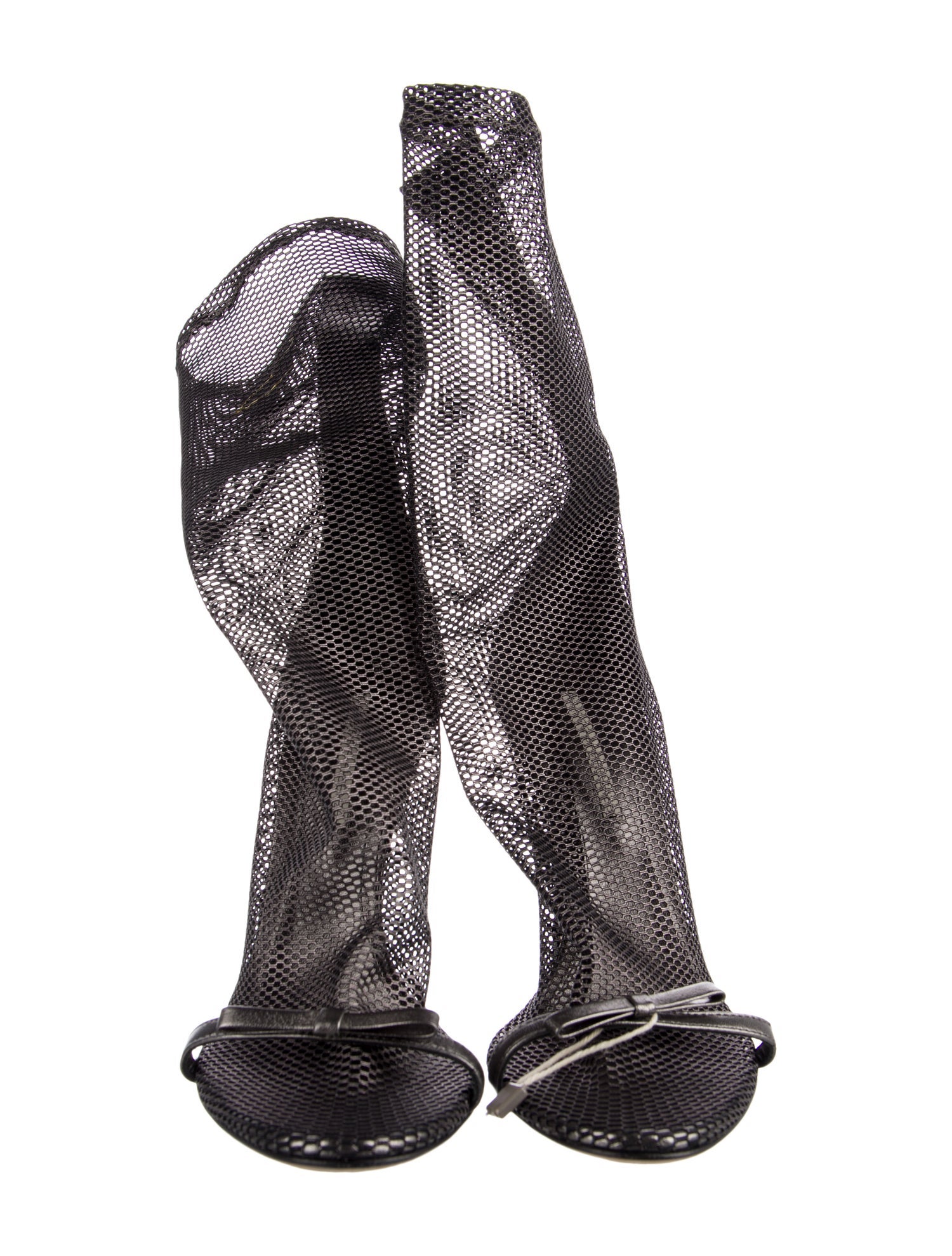 Marco De Vincenzo Bow Accents Sock Boots